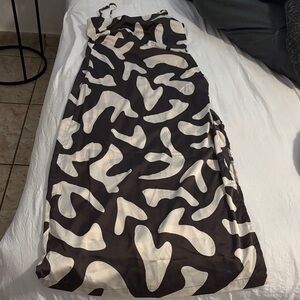 Stylish Black and White Women's Dress